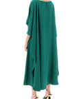 Valentino Garavani cady couture cape dress in