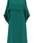 Valentino Garavani cady couture cape dress in