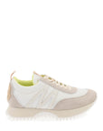 Moncler pacey sneakers in nylon and suede leather.