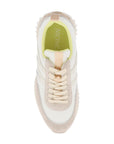 Moncler pacey sneakers in nylon and suede leather.