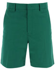 Valentino Garavani "canvas bermuda shorts with v detail"