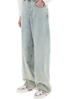 Valentino Garavani oversized jeans with v detail