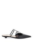 Valentino Garavani smooth leather rockstud wispy mules