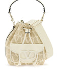 Valentino Garavani locò iconographer toile bucket bag