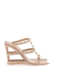 Valentino Garavani cut-out wedge mules with