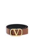 Valentino Garavani leather vlogo signature reversible belt