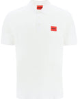 Hugo logo patch polo shirt