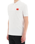 Hugo logo patch polo shirt