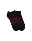 Boss dark grey short socks with logo 2 pairs 80% cotton made in italy