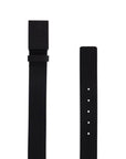 Boss elegant black synthetic belt icon-s1