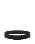 Boss elegant black synthetic belt icon-s1