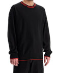 Hugo black wide neck sweatshirt loose fit long sleeve