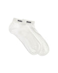 Boss short solid color socks set of 5 pairs black and white cotton