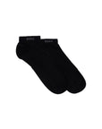 Boss short solid color socks set of 5 pairs black and white cotton