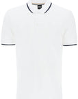 Boss polo shirt with contrasting edges