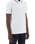 Boss polo shirt with contrasting edges