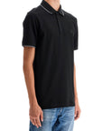 Boss slim fit piqué polo shirt with tipped