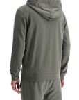 Boss regular fit gray zip-up hoodie