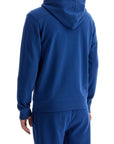 Boss blue regular fit zip hoodie long sleeve