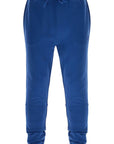 Boss regular fit high-waisted blue cotton pants