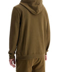 Boss green zip-up hoodie with kangaroo pocket cotton