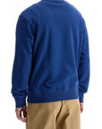 Boss men's crew neck cotton sweatshirt blue long sleeves