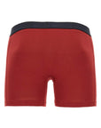 Boss dark red slim fit boxer with side logo in cotton