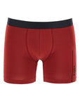 Boss dark red slim fit boxer with side logo in cotton