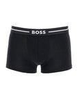 Boss boxer trunk slim fit cotton 3 pieces black and red