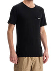 Boss men's short sleeve regular fit black cotton t-shirt