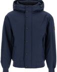 Boss dark blue adjustable hooded coat osis