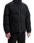 Hugo regular fit black high collar padded jacket