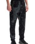 Boss men's high-waisted black regular fit pants with zip pockets and drawstring