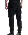 Boss men's high-waisted slim fit black pants with piping