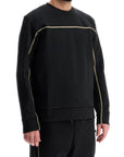 Boss men's slim fit long sleeve black sweatshirt