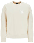 Boss white loose fit long sleeve sweatshirt c-sharpi 08