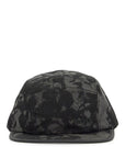 Boss black flat brim hat with graphic print and adjustable closure