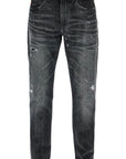 Boss regular taper jeans mid rise charcoal cotton elastane