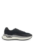 Boss sneakers void_runn_ltny dark blue mix materials rubber sole