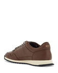 Boss dark brown breathable sneakers zayn_lowp_lttb