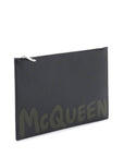 Alexander Mcqueen graffiti flat pouch