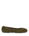 Tory Burch suede minnie travel ballet flats