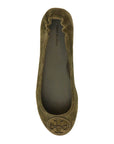 Tory Burch suede minnie travel ballet flats