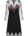 Valentino Garavani silk and lace dress