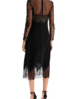 Valentino Garavani silk and lace dress