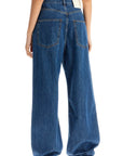 Valentino Garavani baggy cotton and lyocell jeans