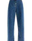 Valentino Garavani baggy cotton and lyocell jeans