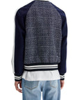 Valentino Garavani tweed bomber jacket for