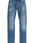 Valentino Garavani jeans with metallic v detail