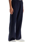 Valentino Garavani jogger pants with metallic v detail